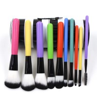 10pc Makeup Brush Tube Set